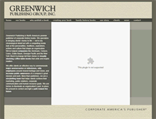 Tablet Screenshot of greenwichpublishing.com